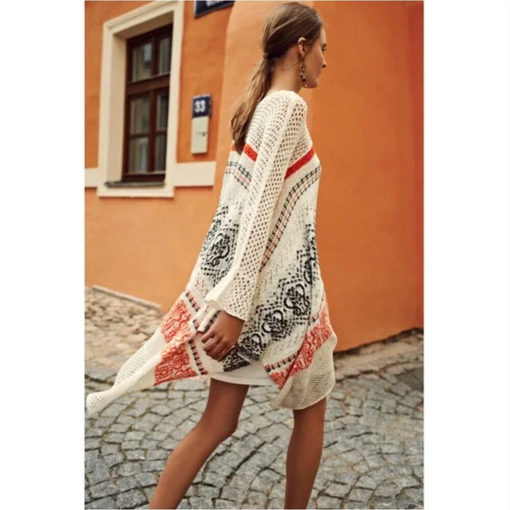 ANTHROPOLOGIE Sleeping On Snow Risen Sun Sweater Tunic {3A51} - Picture 2 of 9